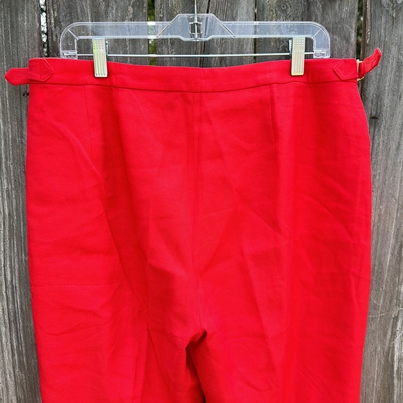 J.Crew Slim-Fit Flare Pant in Stretch Blend Linen - Picture 8 of 13